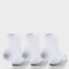 Шкарпетки UA Heatgear Low Cut 3pk білий Уні MD DT-1346753-100, прев. 1