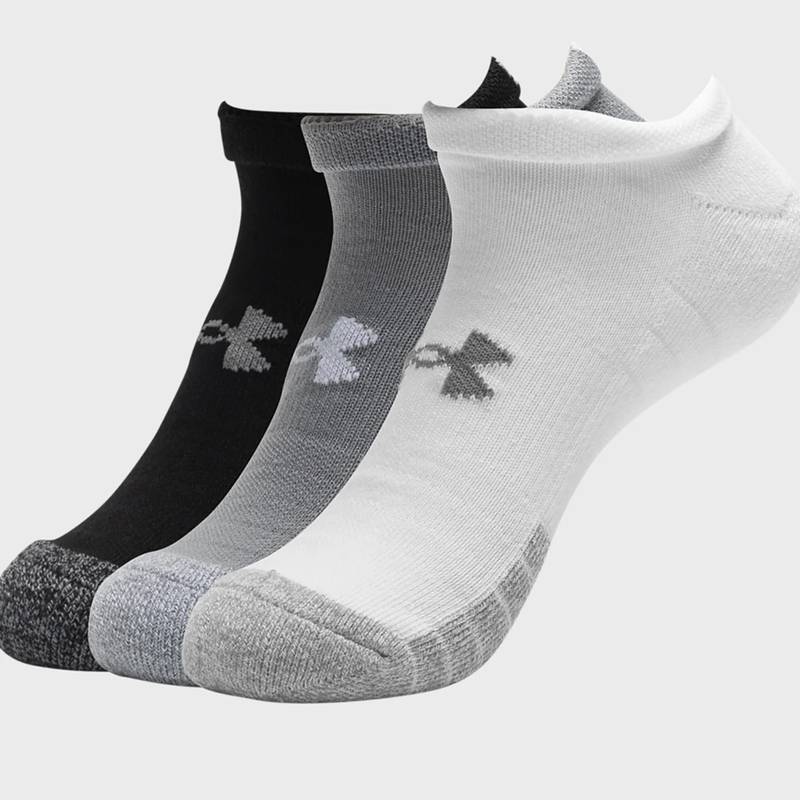 Шкарпетки UA Heatgear No Show 3pk сірий Уні MD DT-1346755-035, рис. 0
