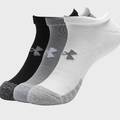 Шкарпетки UA Heatgear No Show 3pk сірий Уні MD DT-1346755-035, прев. 0