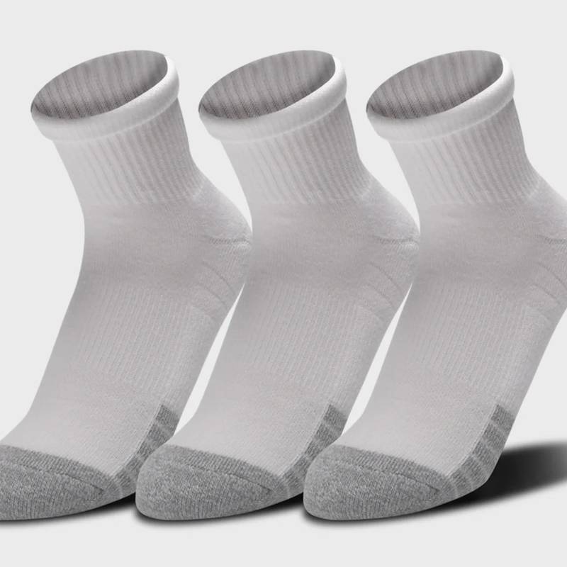 Шкарпетки UA Heatgear Quarter 3pk білий Уні LG DT-1353262-100, рис. 0
