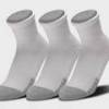Шкарпетки UA Heatgear Quarter 3pk білий Уні LG DT-1353262-100, прев. 0