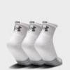 Шкарпетки UA Heatgear Quarter 3pk білий Уні LG DT-1353262-100, прев. 1