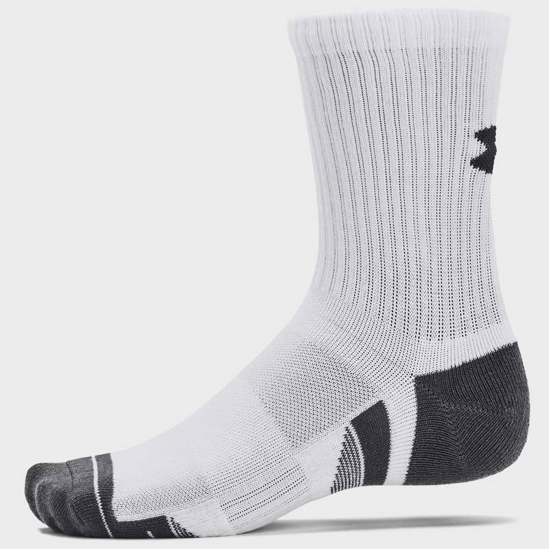 Шкарпетки UA Performance Cotton 3p Mid білий Уни LG DT-1379530-100, рис. 1