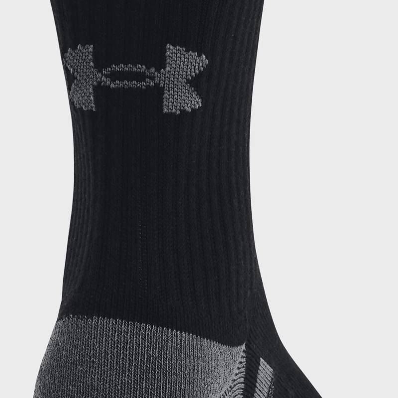 Шкарпетки UA Performance Cotton 3p Mid чорний Уни MD DT-1379530-001, рис. 3