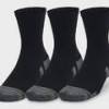 Шкарпетки UA Performance Cotton 3p Mid чорний Уни MD DT-1379530-001, прев. 0