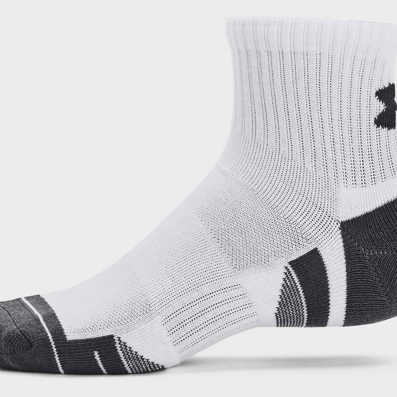 Шкарпетки UA Performance Cotton 3p Qtr білий Уні LG DT-1379528-100, рис. 1