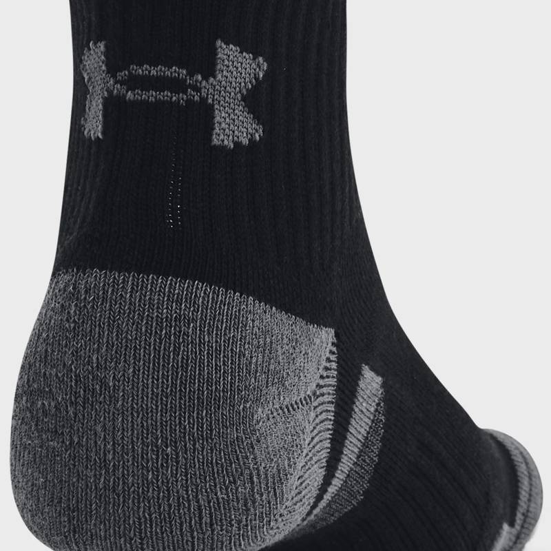 Шкарпетки UA Performance Cotton 3p Qtr чорний Уні LG DT-1379528-001, рис. 2