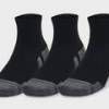 Шкарпетки UA Performance Cotton 3p Qtr чорний Уні LG DT-1379528-001, прев. 0
