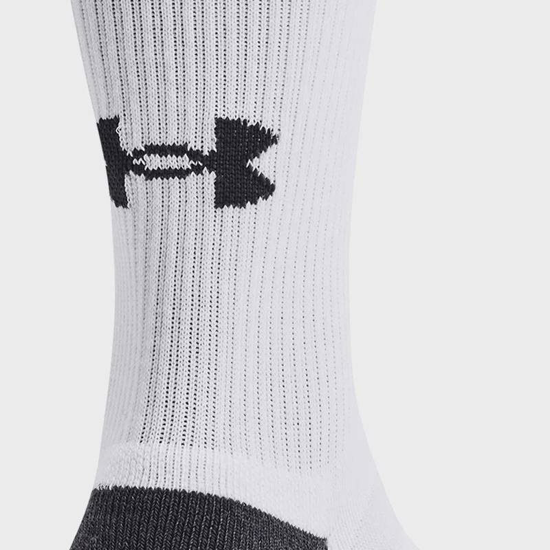 Шкарпетки UA Performance Tech 3pk Crew білий Уні LG DT-1379512-100, рис. 1