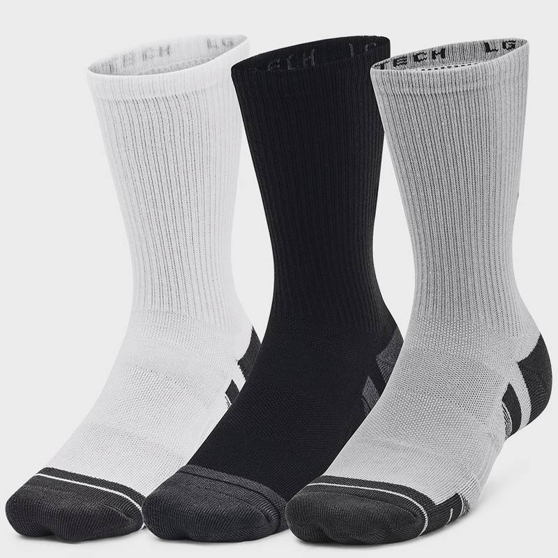 Шкарпетки UA Performance Tech 3pk Crew сірий Уні MD DT-1379512-011, рис. 0