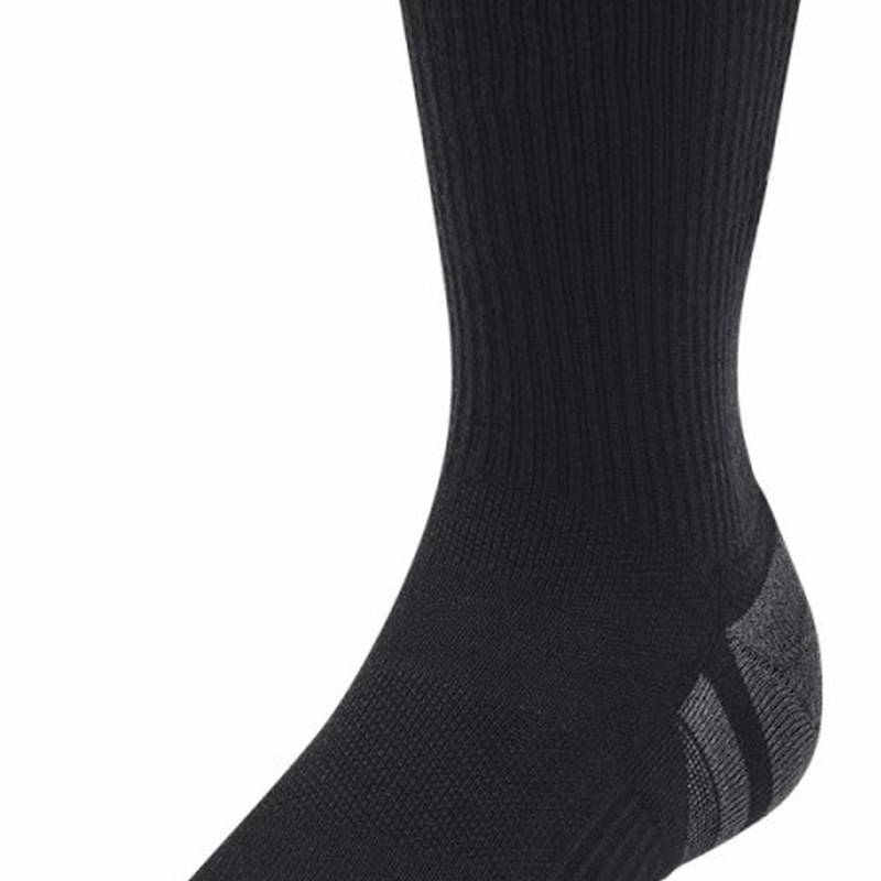 Шкарпетки UA Performance Tech 3pk Crew чорний Уні XL DT-1379512-001, рис. 1
