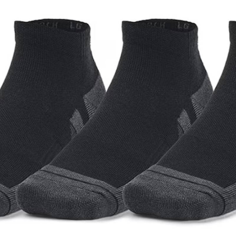 Шкарпетки UA Performance Tech 3pk Low чорний Уні XL DT-1379504-002, рис. 0