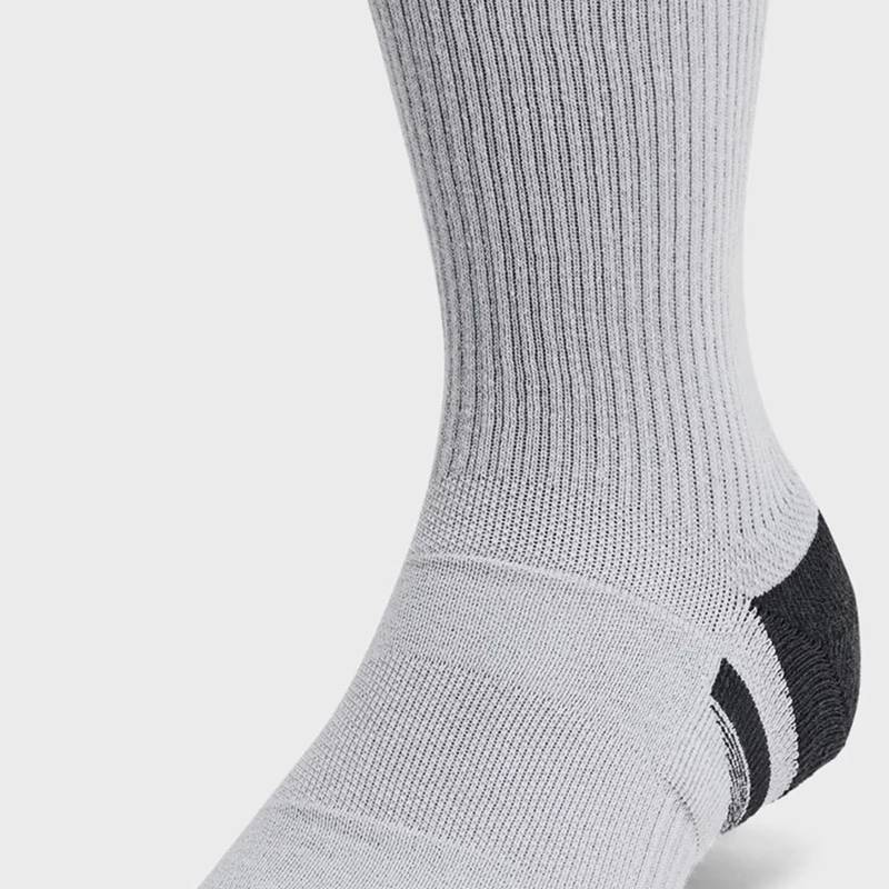 Шкарпетки UA Unisex Perf Tech 6pk Crew чорний, сірий, білий Уні LG DT-1386242-011 ( 6 пар), рис. 1
