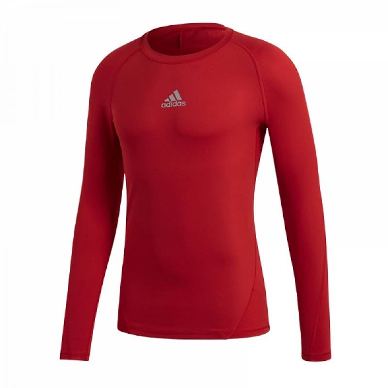 Термобілизна дитяча - футболка з довгим рукавом adidas Junior AlphaSkin LS CW7321, рис. 0