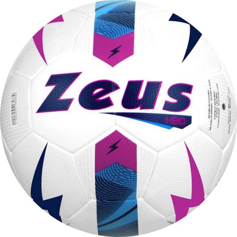 М'яч футбольный Zeus PALLONE HBD білий, фіолетовий Уні 4 DT-Z01850, рис. 0
