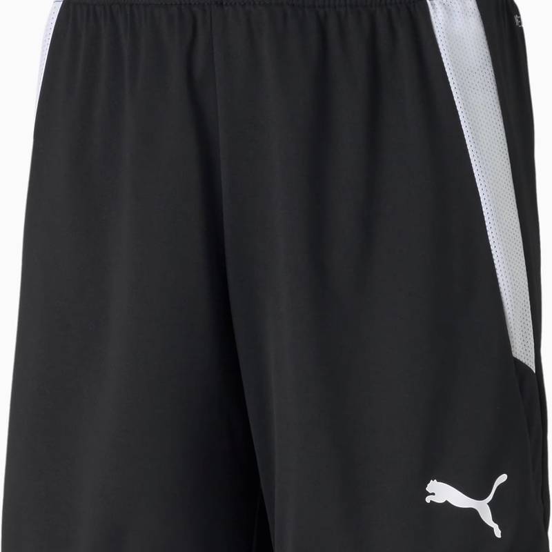 Шорти Puma teamLIGA Shorts Jr чорний, білий Діт 140 см DT-704931-03, рис. 0