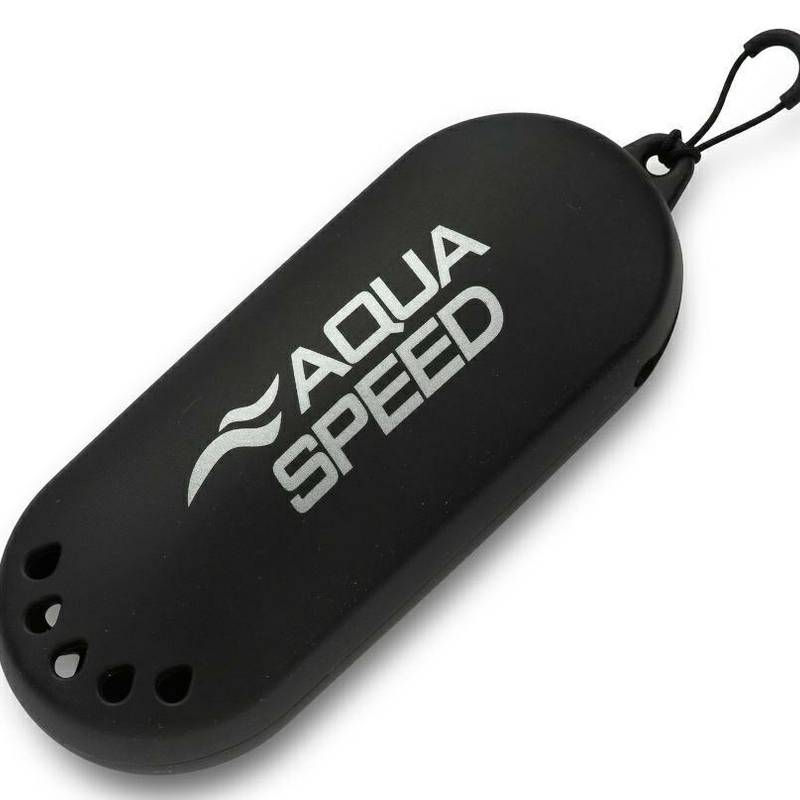 Чохол для окулярів Aqua Speed Silicone goggle case чорний Уні OFSM DT-633-07, рис. 0