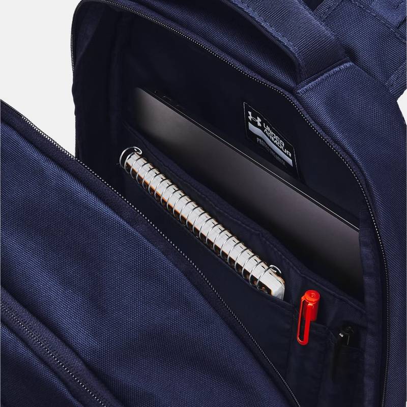 Рюкзак UA Hustle Pro 6.0 Backpack 31L темно-синій 51 х 32 х 16 см DT-1384671-410, рис. 3