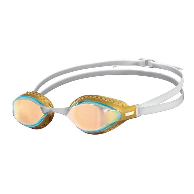 Окуляри для плавання Arena AIR-SPEED MIRROR жовтий, мідно-золотой Уні OSFM DT-003151-206, рис. 0