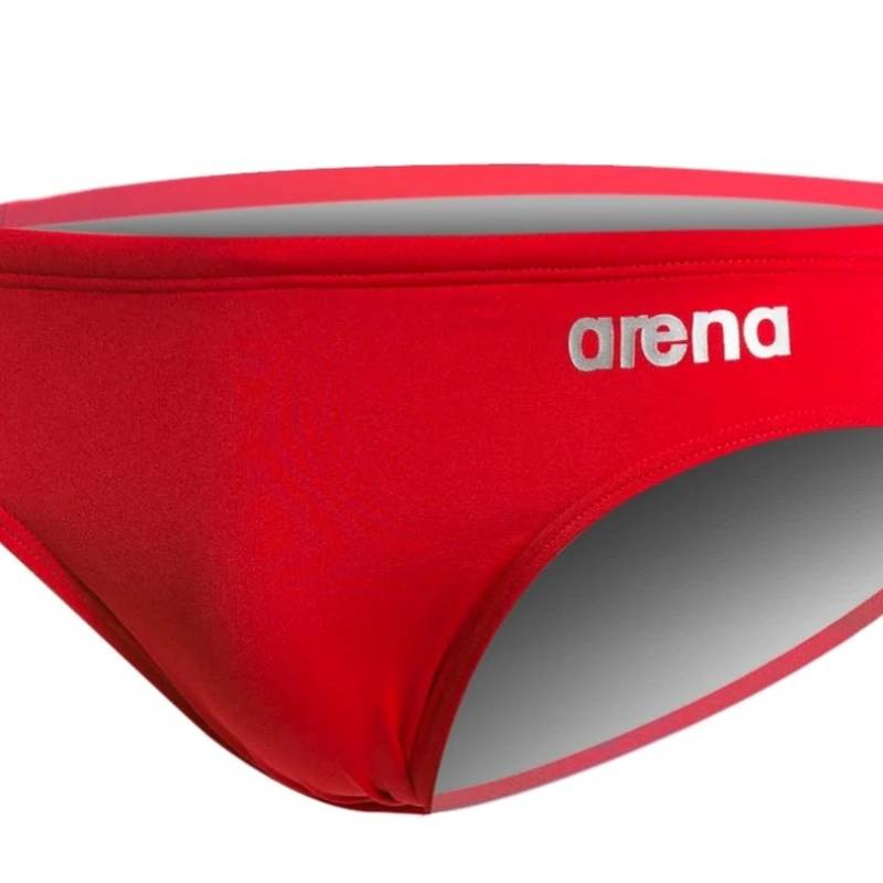 Плавки-сліпи для хлопців Arena BOY'S TEAM SWIM BRIEFS SOLID червоний, білий Діт 140см DT-004774-450, рис. 0