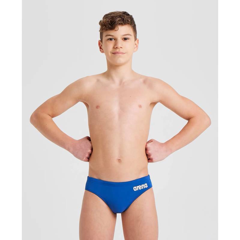Плавки-сліпи для хлопців Arena TEAM SWIM BRIEFS SOLID синій, білий Діт 128см DT-004774-720, рис. 2