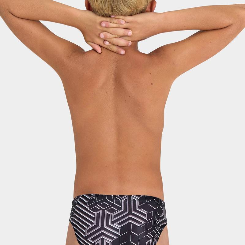 Плавки-сліпи для хлопців Arena KIKKO PRO SWIM BRIEFS чорний, мультиколор Діт 128см DT-006005-500, рис. 3