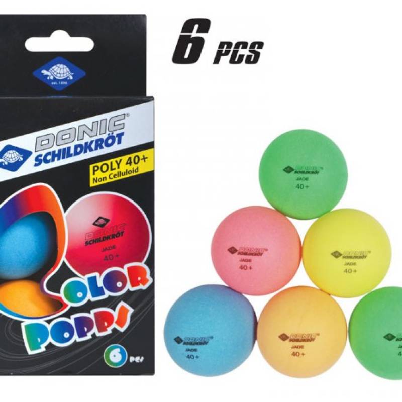 М'ячі Donic Color popps 6шт DT1-649015, рис. 0