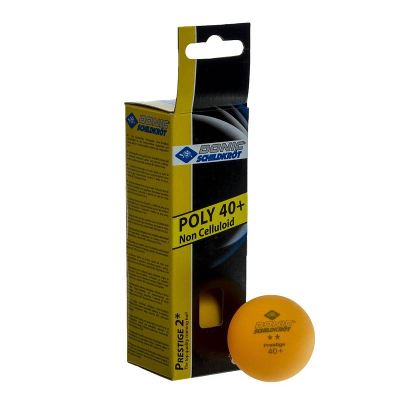 М'ячі Donic Prestige 2* 40+ 3шт orange DT1-608328, рис. 0