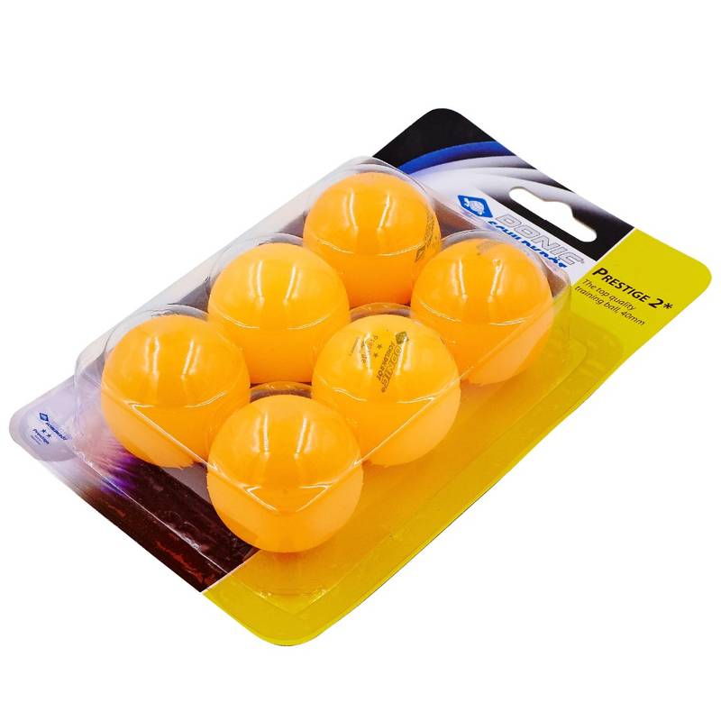 М'ячі Donic Prestige 2* 40+ 6шт orange DT1-658028, рис. 0