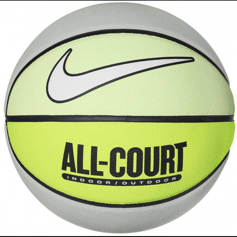 М'яч баскетбольний Nike EVERYDAY ALL COURT 8P DEFLATED VAPOR GREEN/LIGHT PUMICE/VOLT/BLACK/BK size 7 DT1-N.100.4369.332.07, рис. 0