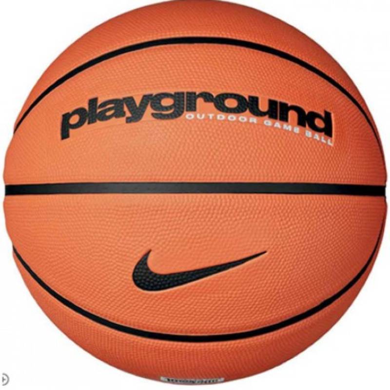 М'яч баскетбольний Nike EVERYDAY PLAYGROUND 8P DEFLATED AMBER/BLACK/BLACK size 6 DT1-N.100.4498.814.06, рис. 0