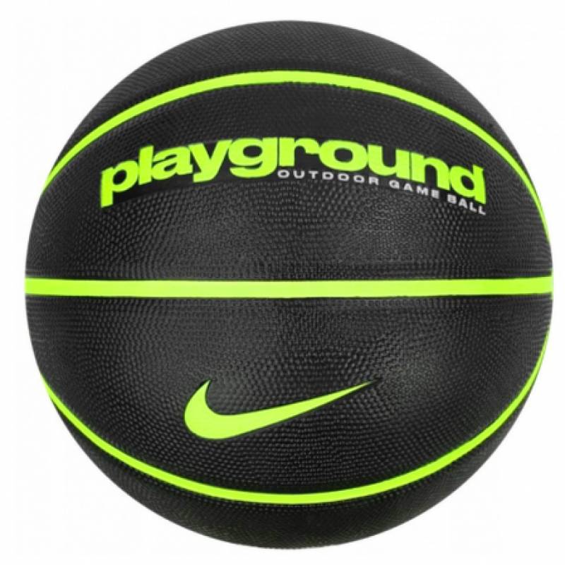 М'яч баскетбольний Nike EVERYDAY PLAYGROUND 8P DEFLATED BLACK/VOLT/VOLT size 5 DT1-N.100.4498.085.05, рис. 0