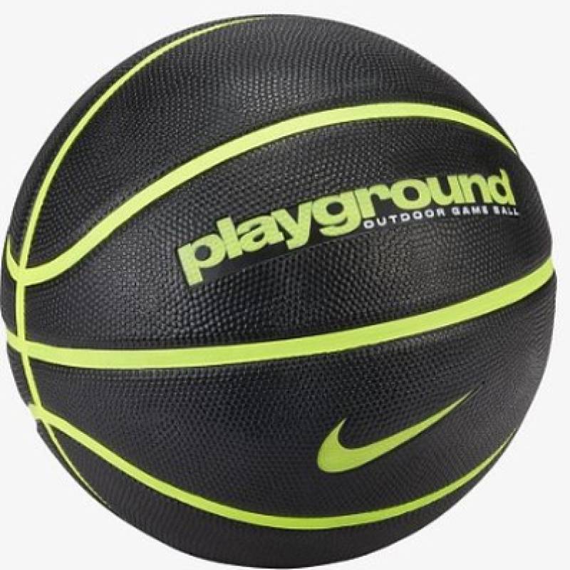 М'яч баскетбольний Nike EVERYDAY PLAYGROUND 8P DEFLATED BLACK/VOLT/VOLT size 7 DT1-N.100.4498.085.07, рис. 0