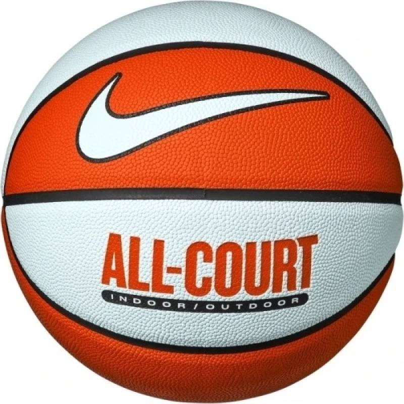Мяч баскетбольный Nike EVERYDAY ALL COURT 8P DEFLATED  ORANGE/BLACK size 7 DT1-N.100.4369.810.07, рис. 0