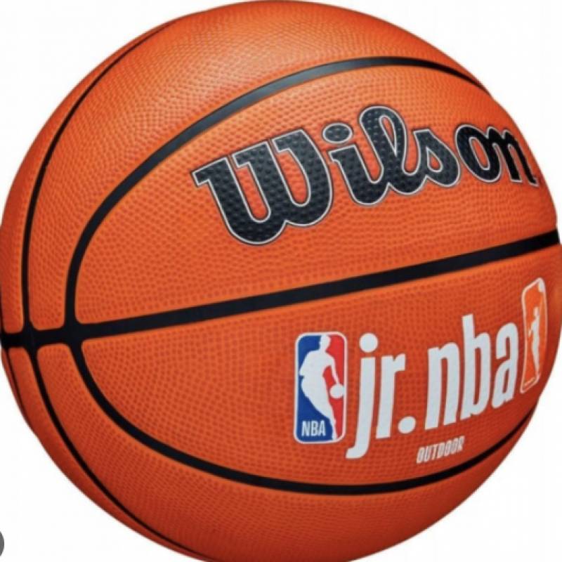 М'яч баскетбольний Wilson JR NBA FAM LOGO AUTH OUTDOOR BSKT size 7 DT1-WZ3011801XB7, рис. 0