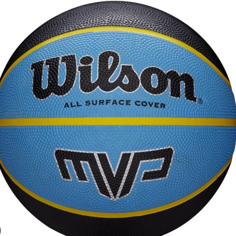 М'яч баскетбольний Wilson MVP 275 black/blue size 5 DT1-WTB9017XB05, рис. 0