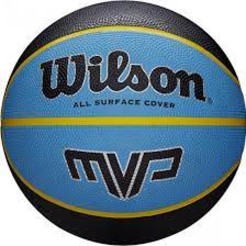М'яч баскетбольний Wilson MVP 295 blk/blu size 7 DT1-WTB9019XB07, рис. 0