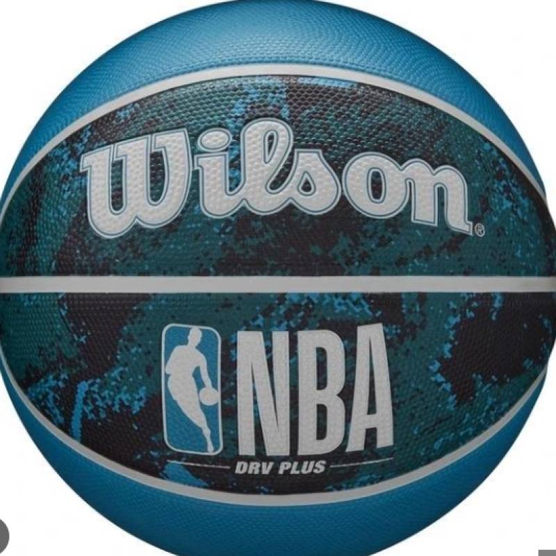 М'яч баскетбольний Wilson NBA DRV PLUS VIBE BSKT Black/Blue size 5 DT1-WZ3012602XB5, рис. 0