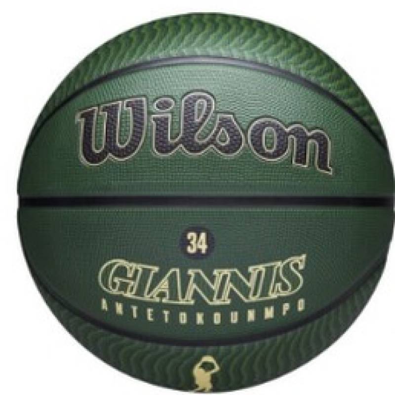 М'яч баскетбольний Wilson NBA PLAYER ICON OUTDOOR BSKT GIANNIS 7 DT1-WZ4006201XB7, рис. 0