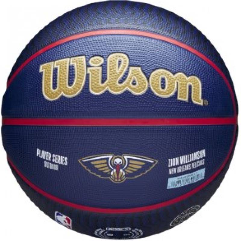 М'яч баскетбольний Wilson NBA PLAYER ICON OUTDOOR BSKT ZION size 7 DT1-WZ4008601XB7, рис. 0