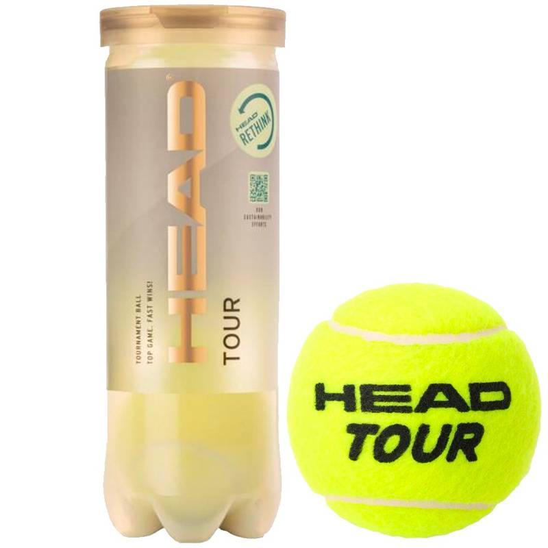 М'ячі для тенісу Head Tour 3 Ball new DT1-570-703, рис. 0