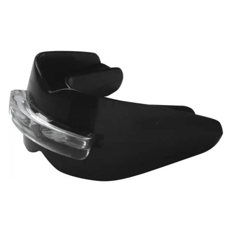 Капа для боксу Everlast DOUBLE MOUTH GUARD чорний Уні UNI DT-4410BE, рис. 0