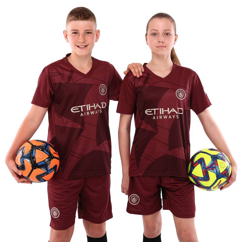 Форма футбольна дитяча із символікою футбольного клубу MANCHESTER CITY резервна 2025 CO-4718, рис. 0