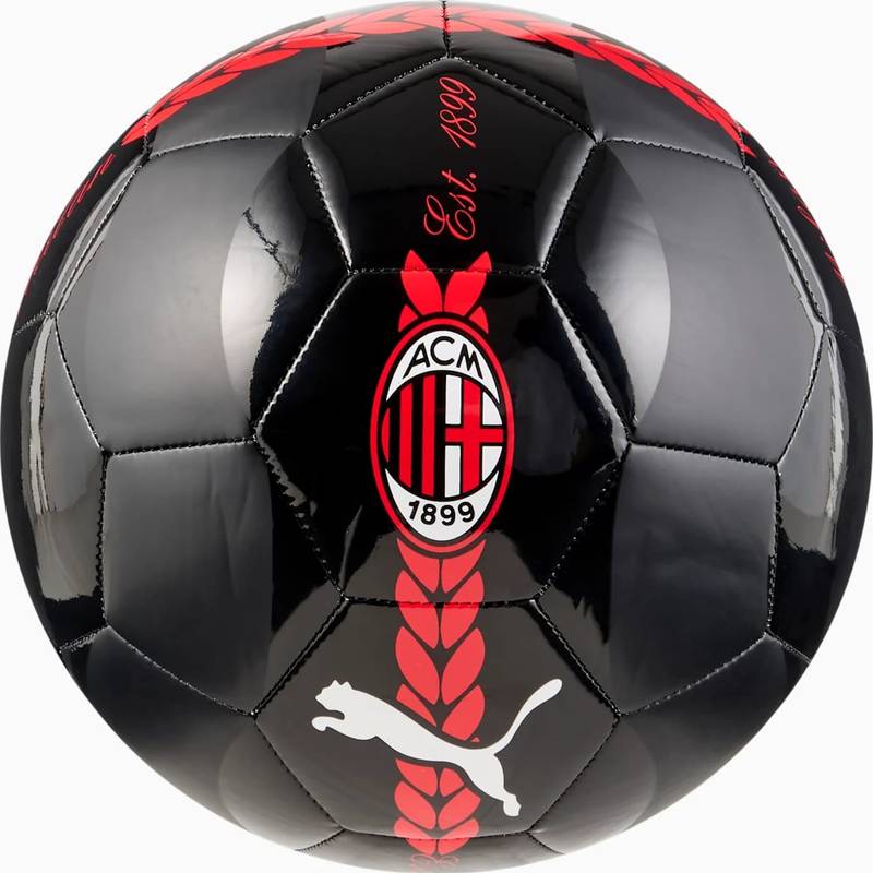 М'яч футбольний Puma ACM Prematch Ball чорний, червоний Уні 5 DT-084544-07, рис. 0