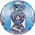 М'яч футбольний Puma MCFC Prematch Ball сірий, блакитний Уні 5 DT-084548-74, прев. 0