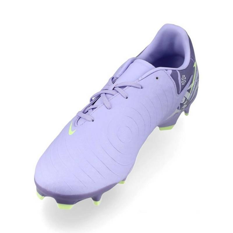 Футбольні бутси Nike UNITED PHANTOM GX 2 ACADEMY FG/MG NU1 фіолетово-лаймові HF1595-500, рис. 3
