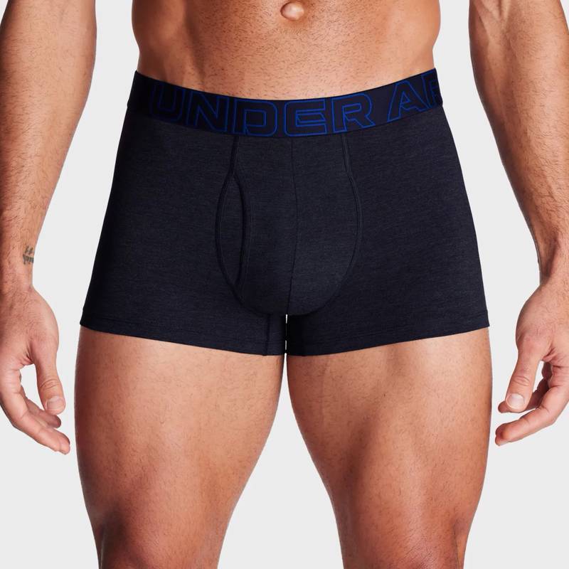 Труси UA M Perf Cotton 3in синій, сірий, темно-синій Чол DT-1383891-410, рис. 1