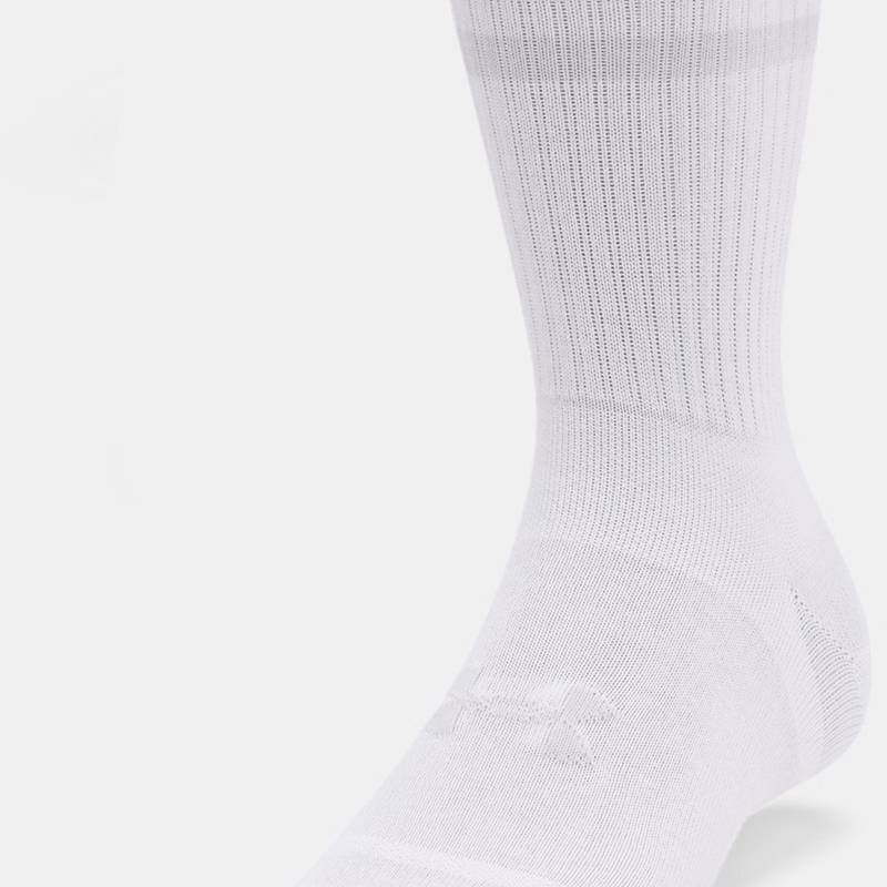 Шкарпетки UA Essential 6pk Crew білий Уні LG DT-1387058-100, рис. 1
