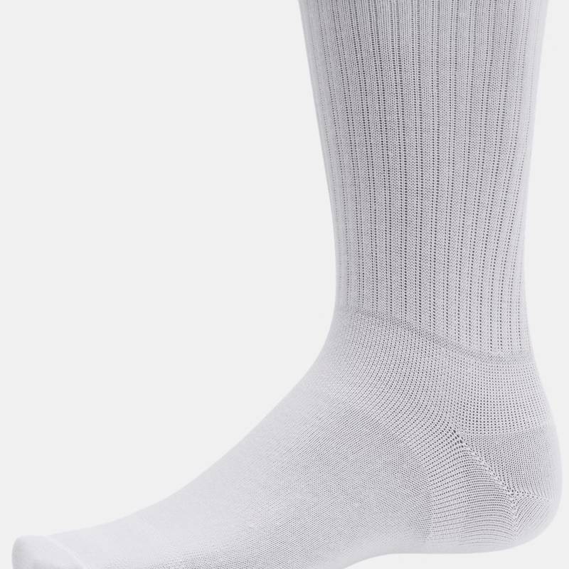 Шкарпетки UA Essential 6pk Crew білий Уні LG DT-1387058-100, рис. 3