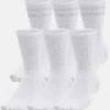 Шкарпетки UA Essential 6pk Crew білий Уні LG DT-1387058-100, прев. 0